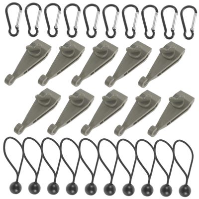 balacoo 1 Set Windproof Rope Buckles Alligator Clip Button Tent Tents Rope Buckle Clamps for Pool Cover Canvas Clip Cover Clip Clip Outdoor Carabiner Tent Fixers Bracket Clip, 10.5x3.5cm, Dark Green