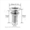 1PC of RANYUSS Stainless Steel 316Combo Stainless Steel Thru-Hull Fitting w/Nut with Gasket for 1IN ID Hose (1IN) view 2