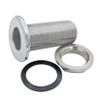 1PC of RANYUSS Stainless Steel 316Combo Stainless Steel Thru-Hull Fitting w/Nut with Gasket for 1IN ID Hose (1IN) view 3