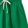 SWJGLITTR Men's Twill Cotton Shorts Running Workout Training Jogger Basketball Drawstring Elastic Waist Sweat Short (Green,Medium) view 4