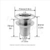 1PC of RANYUSS Stainless Steel 316 Stainless Steel Thru-Hull Fitting w/Nut &Gasket For1-1/2 I.D.Hose (1-1/2") view 2