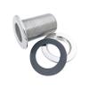 1PC of RANYUSS Stainless Steel 316 Stainless Steel Thru-Hull Fitting w/Nut &Gasket For1-1/2 I.D.Hose (1-1/2") view 4