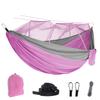 AISHULEI Hammock with Mosquito Net Lightweight Jungle Hammock for Trekking, Backpacking, Nylon Travel Hammock with Mosquito for Travel, Garden, Hiking, Survival (Color : J) view 1
