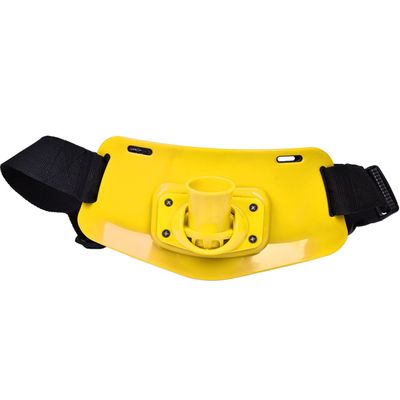 Odorkle Fishing Rod Pole Holder,Portable Durable Adjustable Fishing Holder Belt Fish Tackle Accessories (Yellow), Odorklebhw6neuf23-02