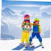 Yardenfun 2pcs Adjustable Glove Clip Elastic Gloves Holder Hat Hanger for Boy Girl Black Durable Ergonomic Design to Prevent Lost Mittens for Outdoor Winter Activities view 3