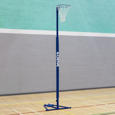 FORZA Netball Post Protection Padding | Fits 50mm & 80mm Netball Posts | for 6ft or 10ft Posts | Multiple Color Options | School Standard + Proffesional Sizes (Blue (6ft, 50mm), Pair)
