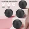 ZAWELIYO Foam Massage Tool Yoga Massage Ball Relax Muscles Ergonomic Foam Roller for Back Pain Relief, Yoga, Exercise (10CM Single Ball) view 4
