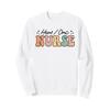 Retro Groovy Nurse Hematology/Oncology RN Hem/Onc Nurse Sweatshirt view 1