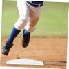 INOOMP 5pcs Rubber Baseball and Softball Bases Thrown Down Training Plates for Practice Heavy-Duty Home Plate for Skill Improvement view 3