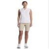 PGA Tour Women's Airflux Sleeveless Golf Polo Shirt, Moisture-Wicking, Ventilated Fabric, Sun Protection, Stretch Seams, Bright White, Large view 4