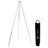 KJAOYU Camping Tripod,Campfire Cooking Dutch Oven Tripod Mini Adjustable Grill Tripod Cooker Campfire Grill Portable Outdoor Cooking Tripod view 1