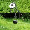 KJAOYU Camping Tripod,Campfire Cooking Dutch Oven Tripod Mini Adjustable Grill Tripod Cooker Campfire Grill Portable Outdoor Cooking Tripod view 3