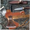 LIOOBO Leather Hatchet Axe Sheath Professional Outdoor Protector Case for Campers view 3
