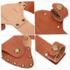 LIOOBO Leather Hatchet Axe Sheath Professional Outdoor Protector Case for Campers view 4