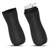 2Pcs Water Bottle Sleeve - 22oz Neoprene Insulated Cover for Plastic & Stainless Steel Bottles (Black)