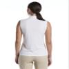 PGA Tour Women's Airflux Sleeveless Golf Polo Shirt, Moisture-Wicking, Ventilated Fabric, Sun Protection, Stretch Seams, Bright White, XX-Large view 2
