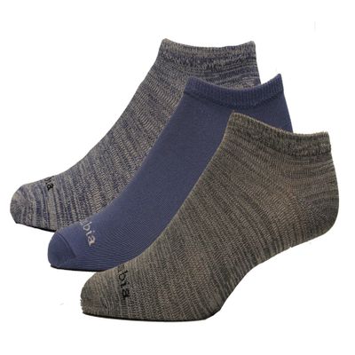 Columbia Women's Super Soft Polytam Basic No Show Socks 3 Pair, Eve Multi, One Size
