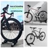 LANDEN EARTH Folding Bike Floor Stand Dual Slot Fit 16-29in Mountain & Road Bicycles for Garage Home Indoor Outdoor Bike Storage Parking Rack, black view 3