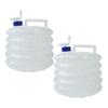 balacoo 2pcs Telescopic Water Bag Water Storage Emergency Water Bag Camping Kettle Hiking Water Bucket Foldable Water Bag Foldable Water Carrier Car Bucket On Foot Travel re-usable, 20.5X16.5X16.5CM view 1