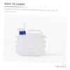 balacoo 2pcs Telescopic Water Bag Water Storage Emergency Water Bag Camping Kettle Hiking Water Bucket Foldable Water Bag Foldable Water Carrier Car Bucket On Foot Travel re-usable, 20.5X16.5X16.5CM view 3