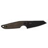 MKM Maniago Knife Makers MAKRO 2 Sheepsfoot Fixed Blade Knife and EDC Tool - M390 Super Steel, Full Tang, Designed by Jesper Voxnaes, Made in Italy, Includes Leather Sheath (Green Micarta / Black Blade) view 4