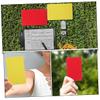 Yardwe Football Referee Kit Red Whistle Penalty Cards Notepad Pen for Soccer Matches view 4