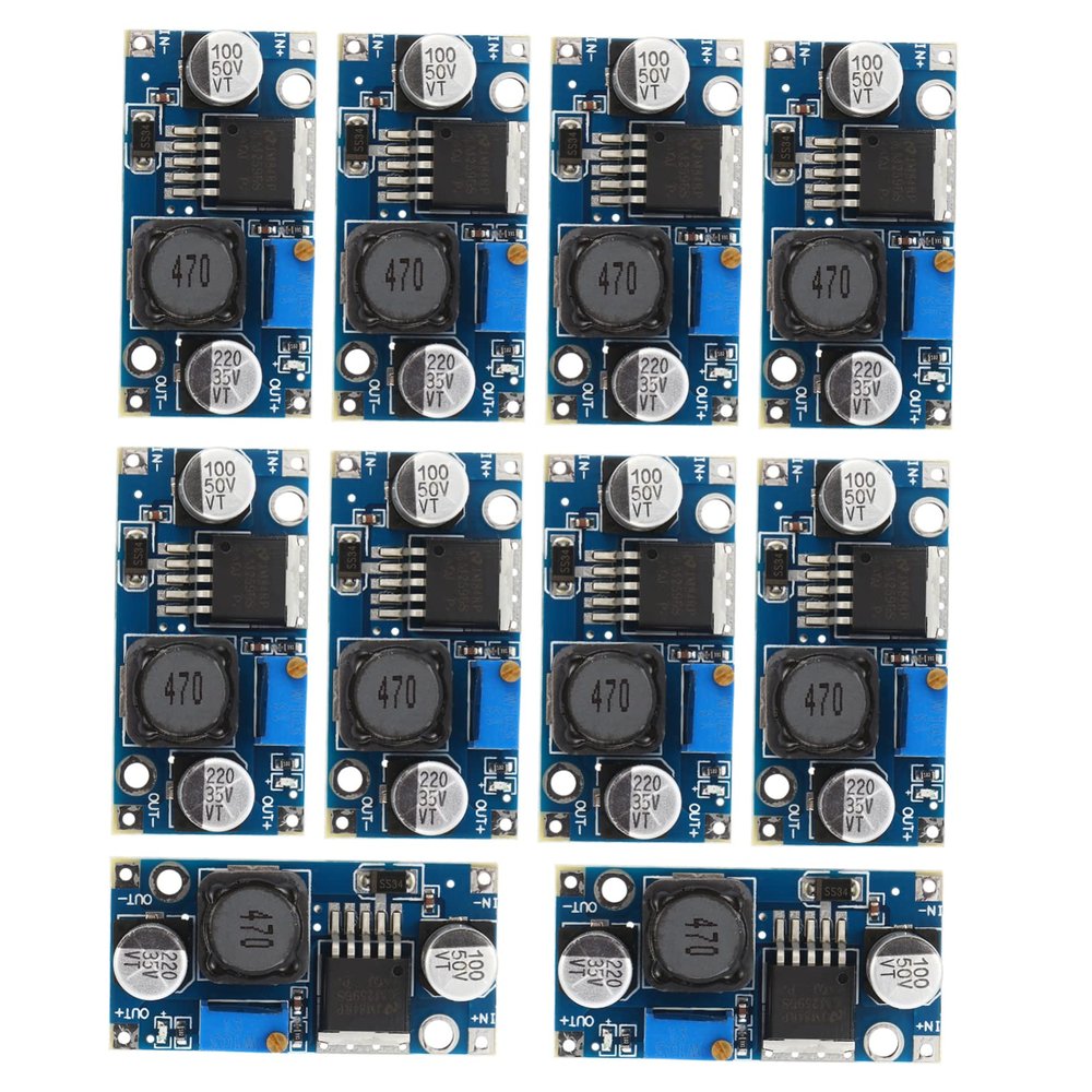 Angoily 10pcs Converter Module Step-Down Power Supply Voltage Regulator DIY Projects