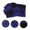 SAFIGLE 1set Warm Neckerchief and Thicken Gloves for Boy Girl Winter Hat Scarf Glove Kit Cozy Outdoor Accessories for Cold Weather Activities view 2