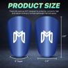MediCaptain MiniGuards - Mini Shin Guards for Soccer Players - Tiny Shin Pads for Men, Women, Teens - Miniature Shin Guards 3.9 x 2.4 inch - Perfect for High Level Soccer Athletes (Blue) view 2