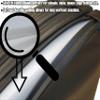 FitMats 2in Thick Cross Linked EPE Foam Safety Padding Portable Crash Mat. 5 Foot Wide Circular Exercise and Dance Pole Cushion w/PU Leather Skid Proof Covering for Superior Durability!, Black view 3