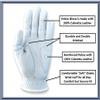 Scale Wear Design Funny Golf Glove Ball Marker - Plus Hat Clip Shocker Cabretta Leather Adult Men's Golf Gloves Gag Gift Mens 2 Pink 1 Brown Finger view 4