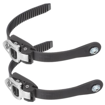 WOONEKY 2pcs Roller Skate Strap Buckles Adjustable Skate Shoe Clasp Straps Durable Material with Accessories for Men and Women Lightweight Replacement Fasteners