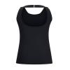 Tankini Tops for Women Swimwear Top Only Tummy Control Athletic Swimsuit Tank Top Modest High Neck Swim Tankini Top view 4
