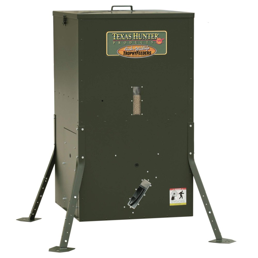 Texas Hunter Directional Fish Feeder w/Adjustable Legs - 250 lb. Fish Feed Capacity - Model DF425AL