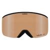 Giro Ella Women's Snow Goggles - Black Monogram Strap with VIVID Rose Gold/VIVID Infrared Lenses view 2
