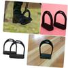 2pcs Non-Slip Horse Stirrups for Safe Riding Protective Saddle Stirrups Wide Sole Design for English Riding and Ankle Support view 3