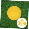 Yardwe 4pcs Rectangular Spot Markers for Ground Marking Durable Flat Marking Discs Yellow for Sports Training Agility Drills and Gym Class Activities view 3