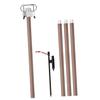 BESPORTBLE 1set Outdoor Camping Lantern Stand Double Hooks Portable Folding Light Bracket for Easy Storage and Strong Stability Camping and Hiking view 1