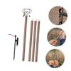 BESPORTBLE 1set Outdoor Camping Lantern Stand Double Hooks Portable Folding Light Bracket for Easy Storage and Strong Stability Camping and Hiking view 3