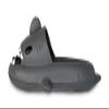 NORTY Mens Shark Cloud Slide, Charcoal 42331-10/11M view 2