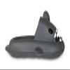 NORTY Mens Shark Cloud Slide, Charcoal 42331-10/11M view 3