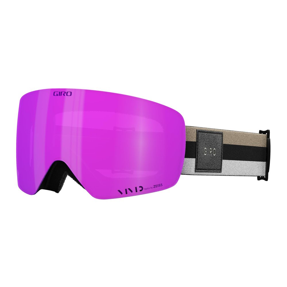 Giro Contour RS Adult Snow Goggles - Black LX Stripe Strap with VIVID Pink/VIVID Infrared Lenses