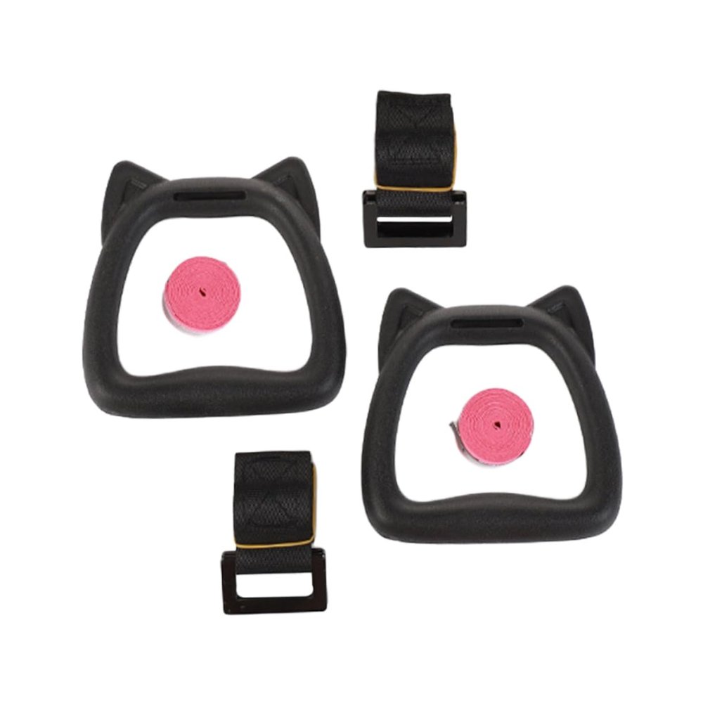 SHOWERORO Gymnastics Rings with Straps for Boy Girl Professional Pull-up Circles for Bodybuilding Convenient Home Fitness Equipment Strap