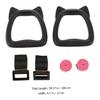 SHOWERORO Gymnastics Rings with Straps for Boy Girl Professional Pull-up Circles for Bodybuilding Convenient Home Fitness Equipment Strap view 2