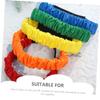WOONEKY 4pcs Elastic Legged Race Bands for Outdoor Games Durable Stretchy Straps for Teamwork Activities for Carnival Fun and Interaction view 4