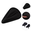 POPETPOP Bike Saddle Cushion Comfortable Silicone Seat Cover for Road Mountain Breathable Design Easy Installation Cycling Accessory for All view 2