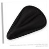 POPETPOP Bike Saddle Cushion Comfortable Silicone Seat Cover for Road Mountain Breathable Design Easy Installation Cycling Accessory for All view 3