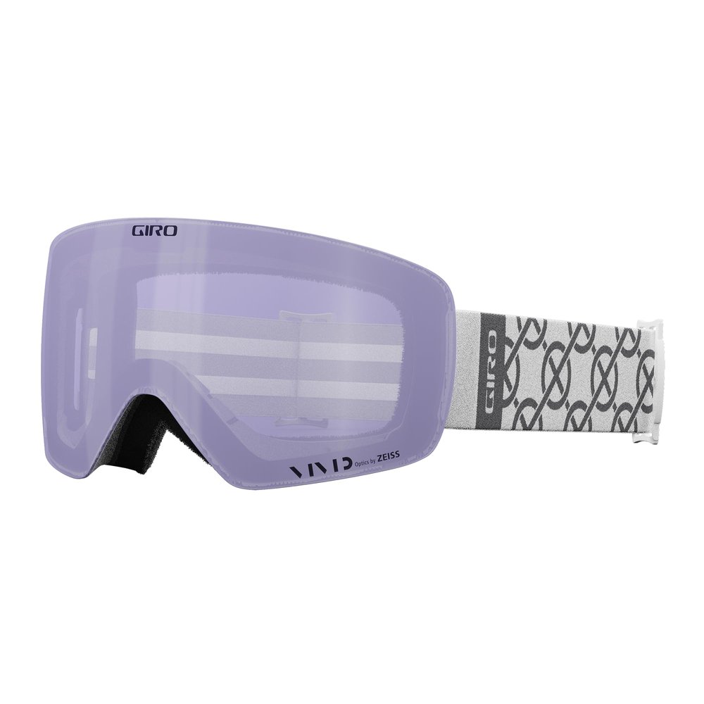 Giro Contour RS Adult Snow Goggles - White Monogram Strap with Vivid Haze/InfraredLenses