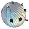 Marpac Towable 2-Rider Round Tube, Blue, Gray & Tan view 1