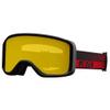 Giro Sagen Adult Snow Goggles - Red Flow Strap with Amber Scarlet/Yellow Lenses view 4